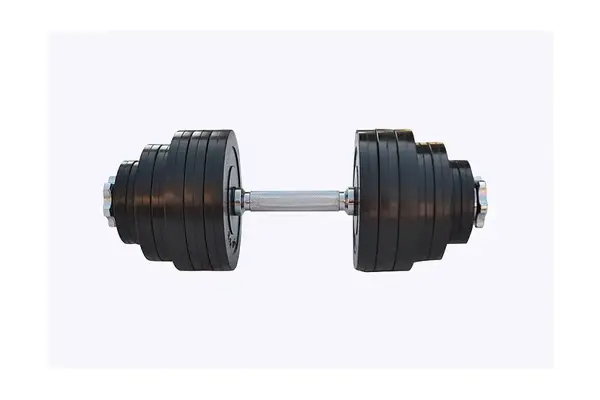 Гантель обгумована набірна 23 кг Rn-Sport купити недорого в Україні, фото 2