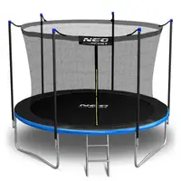 Батут Neo-Sport с внутренней сеткой 10 футов 312 см черно-синий купить