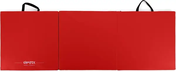 Мат гімнастичний твердий Gymtek 5 см червоний купити недорого в Україні, фото 6