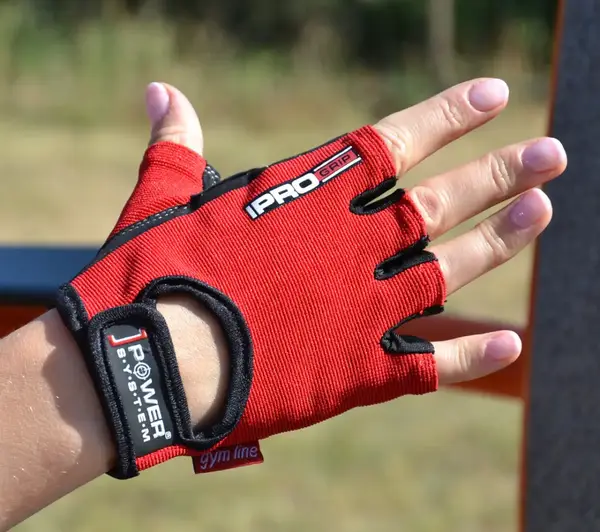 Перчатки для фитнеса Power System PS-2250 Pro Grip Red M купить недорого в Украине, фото 5