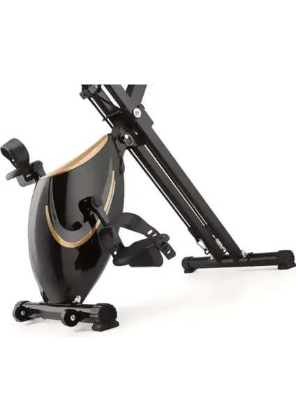 Велотренажер Gymtek FX600 магнитный складной с золотыми эспандерами купить недорого в Украине, фото 10