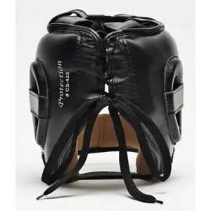 Боксерский шлем с бампером Leone Protection | Черный | one size купить