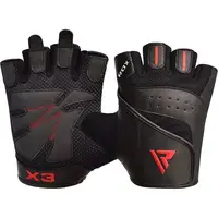 Перчатки для фитнеса RDX S2 Leather Black 2XL купить