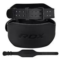 Пояс для тяжелой атлетики RDX 6 кожаный Full Black XL купить