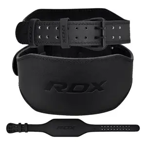 Пояс для тяжелой атлетики RDX 6 кожаный Full Black XL купить