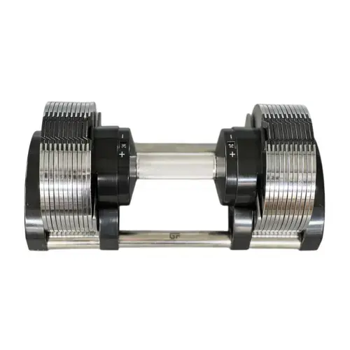 Гантелі набірні 3-24 кг Generation Fitness GF3-24kg (хром) - пара купити недорого в Україні, фото 3