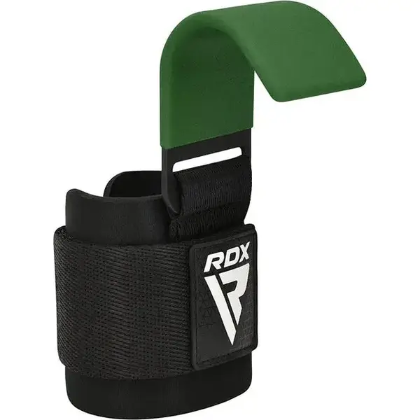 Гаки для тяги на зап'ястя RDX W5 Gym Hook Strap Army Green Plus купити недорого в Україні, фото 4