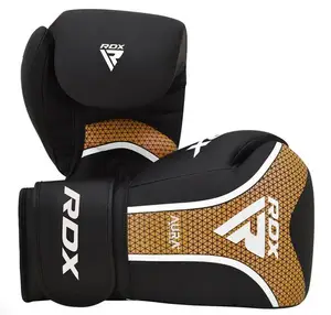 Перчатки боксерские RDX T17 Aura Black Gold 12 ун. купить