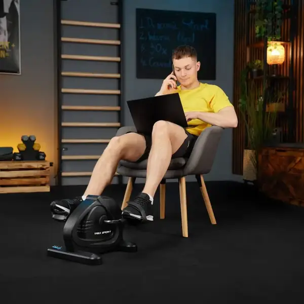 Міні велотренажер 2в1 Trex Sport TX-120BB BOIL реабілітаційний чорний купити недорого в Україні, фото 5