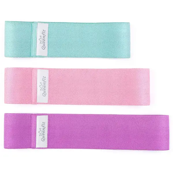 Набір гумок для фітнесу Queenfit 7-35 кг | розмір L купити недорого в Україні, фото 3