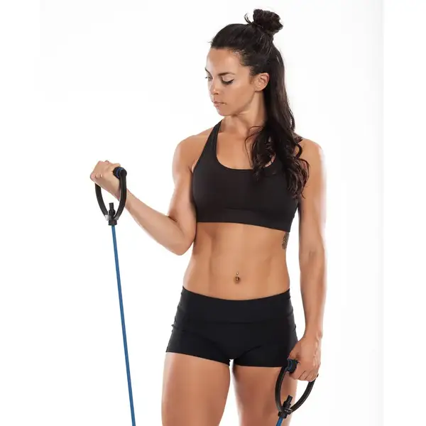 Эспандер трубчатый с ручками York Light, синий купить недорого в Украине, фото 8