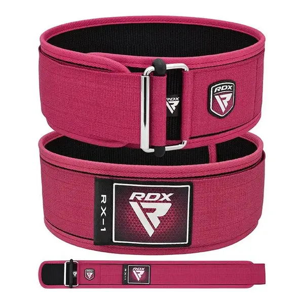 Пояс для тяжелой атлетики RDX RX1 Weight Lifting Belt PINK-S купить недорого в Украине, фото 4