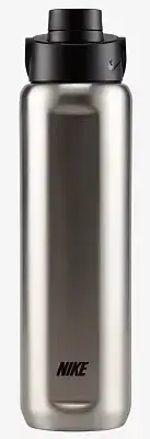 Бутылка Nike SS RECHARGE CHUG BOTTLE 24 OZ стальной, черный Уни 709 мл купить недорого в Украине, фото 2