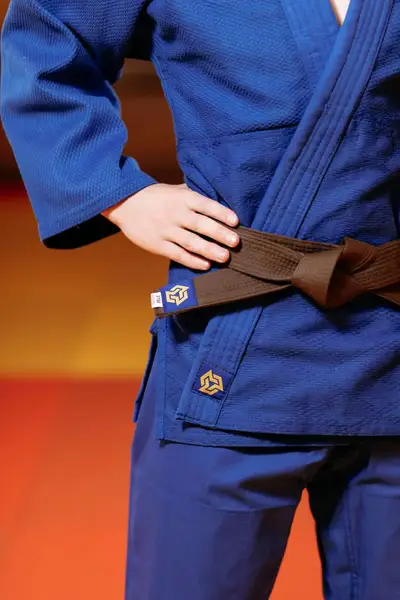 Кімоно для дзюдо синє, TM "Kintayo" Wazari, 180 зріст, щільність 550 гр/м.кв. купити недорого в Україні, фото 4