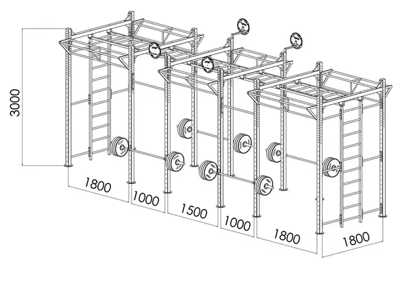 Кросфіт станція V`Noks EXO 12-4 купити недорого в Україні, фото 5