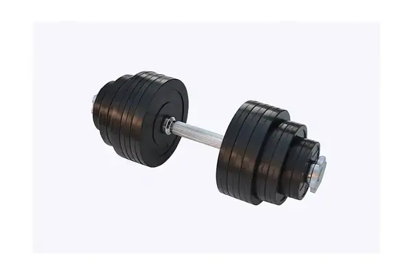 Гантель обгумована набірна 23 кг Rn-Sport купити