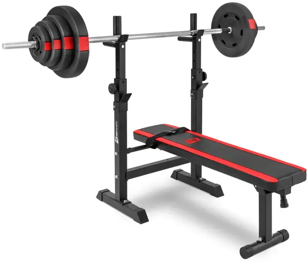 Набор Hop-Sport Premium 59 кг со скамьей HS-1080 и штангой купить недорого в Украине, фото 13