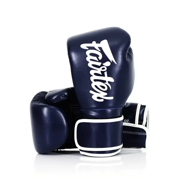 Боксерские перчатки Fairtex BGV14 Blue 16 унций (бинты в комплекте) купить