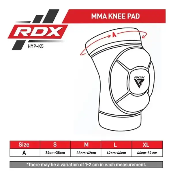Наколенники RDX K5 Black/White M на коленях RDX K5 Black/White M купить недорого в Украине, фото 5
