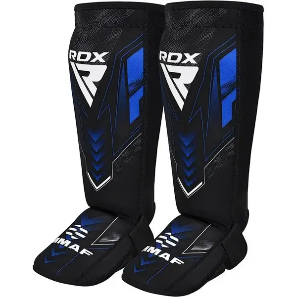 Защита для голеней и стоп RDX NEOPRENE SHIN INSTEP IMMAF-1-BLUE-XL купить