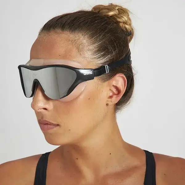 Очки для плавания Arena THE ONE MASK MIRROR черный, серебристый Уни OSFM купить недорого в Украине, фото 2