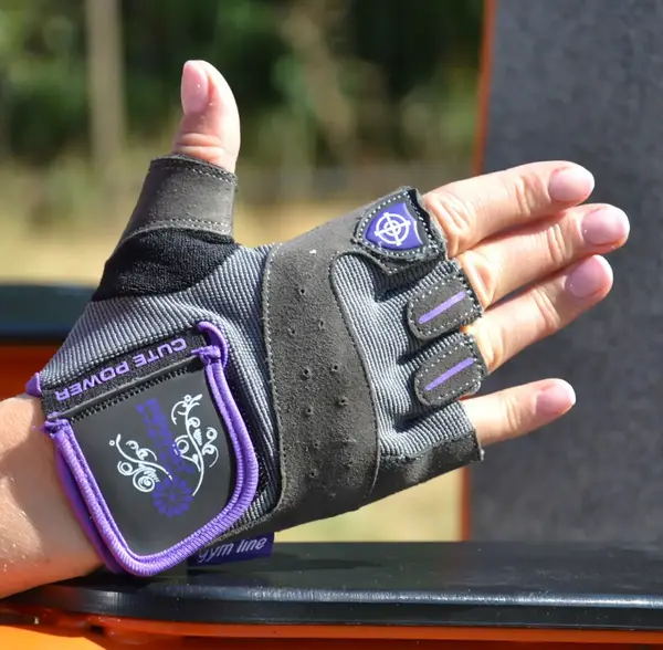 Перчатки для фитнеса Power System PS-2560 Cute Power женские Purple XS купить недорого в Украине, фото 4