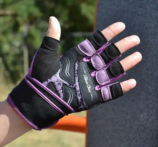 Перчатки для фитнеса Power System PS-2710 Fitness Chica женские Purple XS купить недорого в Украине, фото 5