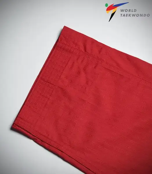 Добок для тхеквондо ADIDAS POOMSAE для дівчаток | біло-червоний160 | adiTPYF02 купити недорого в Україні, фото 3