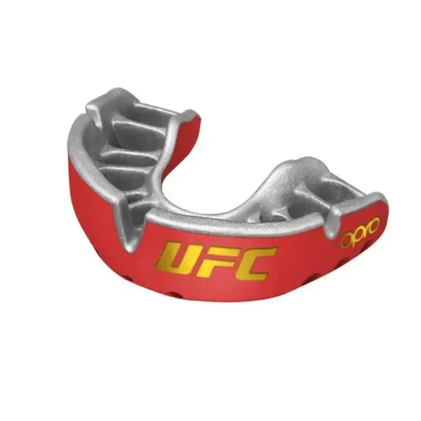Капа OPRO Gold UFC доросла (вік 11+) Red/Silver (art.102516002) купити недорого в Україні, фото 6
