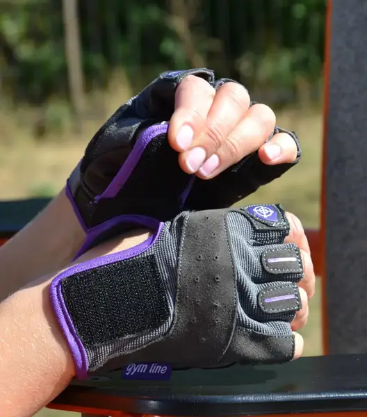 Рукавички для фітнесу Power System PS-2560 Cute Power жіночі Purple S купити недорого в Україні, фото 7