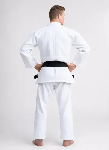БЕЛОЕ ЛИЦЕНЗИОННОЕ КИМОНО ДЛЯ ДЗЮДО IPPON GEAR LEGEND 2 (APPROVED IJF) 155 Slim Fit купить недорого в Украине, фото 3