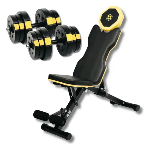 Набор Besport PowerPro гантели 2х21кг со скамьей WB-002 купить