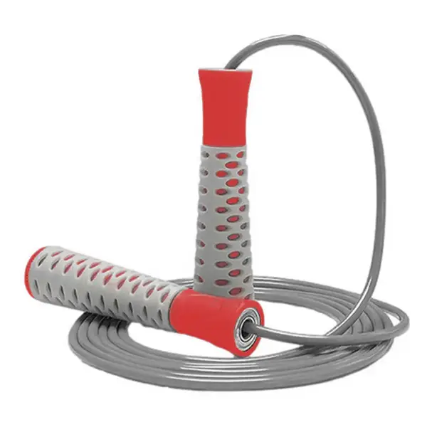 Скакалка PowerPlay 4206 Jump Rope PRO+ Сіро-червона (2,75m.) купити