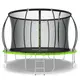 Батут Zipro Jump Pro Premium с внутренней сеткой 12 футов 374 см черно-зеленый купить недорого в Украине, фото 26318