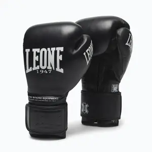 Боксерські рукавички Leone Greatest Black 18 ун. купити
