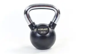 Гиря литая обрезиненная на 8 кг York ТА-5162-8 купить