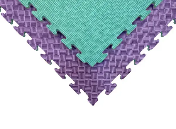 Татамі мат EVA 20 мм 1х1м Бірюзово - Фіолетовий купити