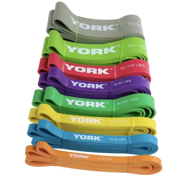 Резинка для фітнесу York 20-40кг - 2080x32x4,5 мм, зелений купити недорого в Україні, фото 7