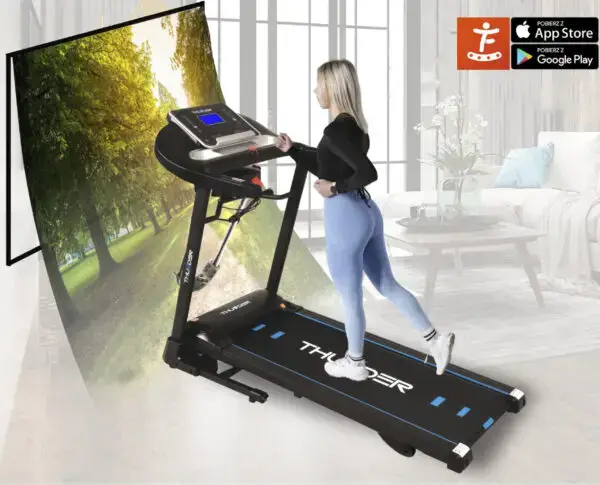 Беговая электрическая дорожка THUNDER RAPID-DS-BLACK купить недорого в Украине, фото 4