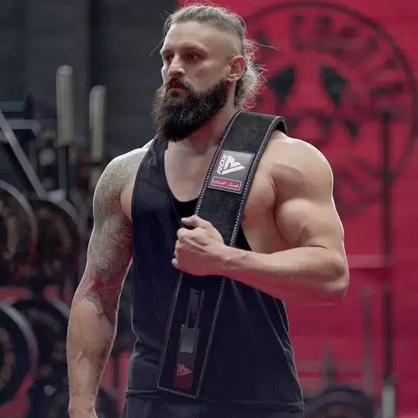 Пояс для тяжелой атлетики RDX 4 Pro Liver Buckle кожаный Black Plus L купить недорого в Украине, фото 6