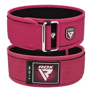 Пояс для тяжелой атлетики RDX RX1 Weight Lifting Belt PINK-S купить