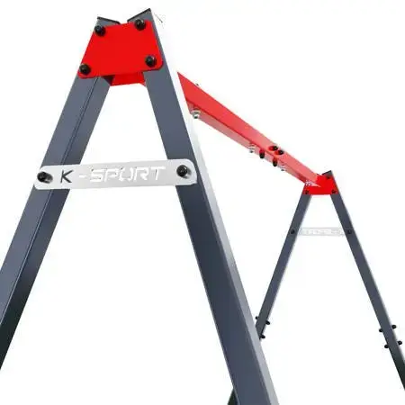 Каркас для гойдалки K-SPORT КSОZ015, 247 х 164 х 206 см - сіро-червоний купити недорого в Україні, фото 3