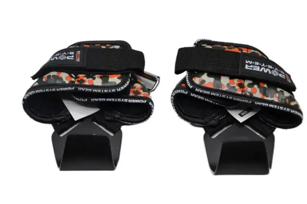 Крюки для тяги на запястье Power System PS-3370 Hooks Camo Black/Red XL купить недорого в Украине, фото 4
