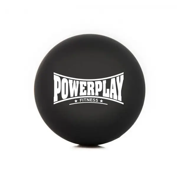 Масажний силіконовий м'яч PowerPlay PP-4354 Silicone Lacrosse Ball (6.3см.) Чорний купити