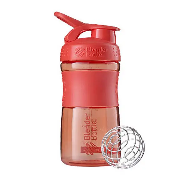 Шейкер спортивный (бутылка) BlenderBottle SportMixer Flip 20oz/590ml Coral купить недорого в Украине, фото 2
