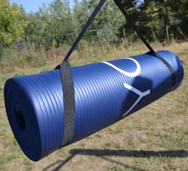 Коврик для йоги и фитнеса PowerPlay 4151 NBR Performance Mat Синий (183x61x1.2) купить недорого в Украине, фото 5