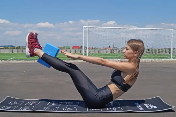 Блок для йоги PowerPlay 4006 Yoga Brick Синій купити недорого в Україні, фото 4