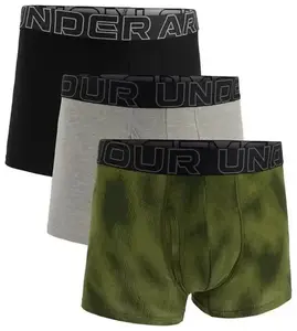 Трусы UA PERFORMANCE COTTON - PRINT 3 IN 3PK зеленый, серый, черный Чол XL купить