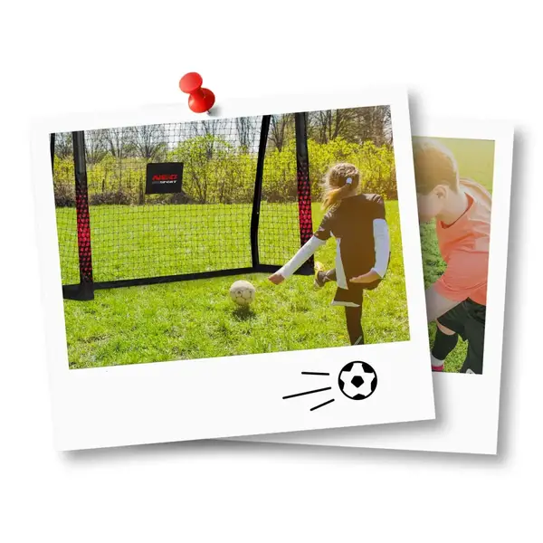 Футбольные ворота 180 x 120 x 60 см NS-463 черно-красные купить недорого в Украине, фото 10