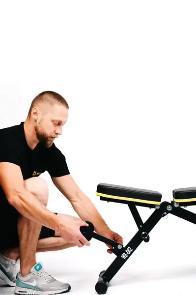 Лавка тренувальна Besport WB-002 універсальна для жиму та пресу купити недорого в Україні, фото 11